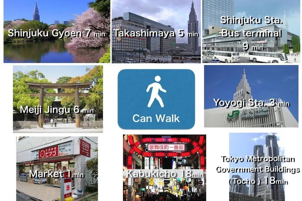 【Great Location!】Near Shinjuku Sta./Vintage Room #102 Tokyo Japan